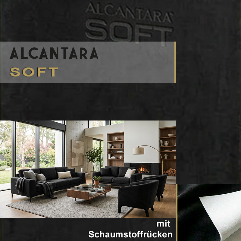 ALCANTARA® SOFT | tiefschwarz ALCANTARA® SOFT | tiefschwarz