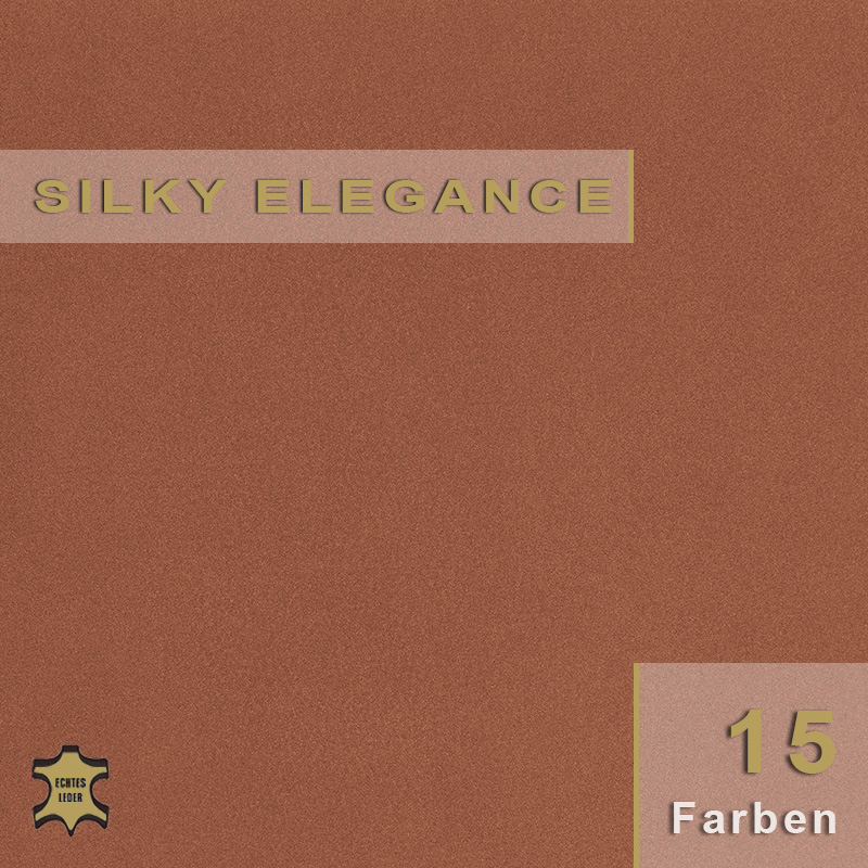 Silky Elegance – Seidiges Nappa für höchste Ansprüche. Luxuriöses Silky Elegance Nappaleder mit seidigem Glanz für feinste Polsterungen und exklusive Lederwaren.