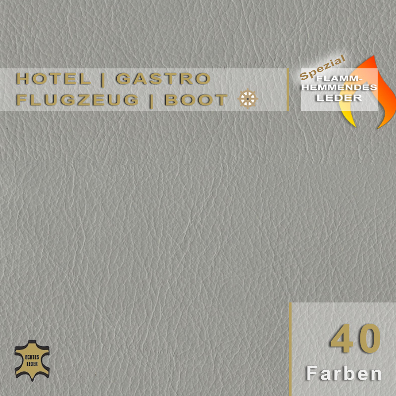 Hotellerie | Gastro | Aircraft & Yacht High-End Polsterleder mit Brandschutz für Gastronomie, Aviation und Marine-Bereiche.