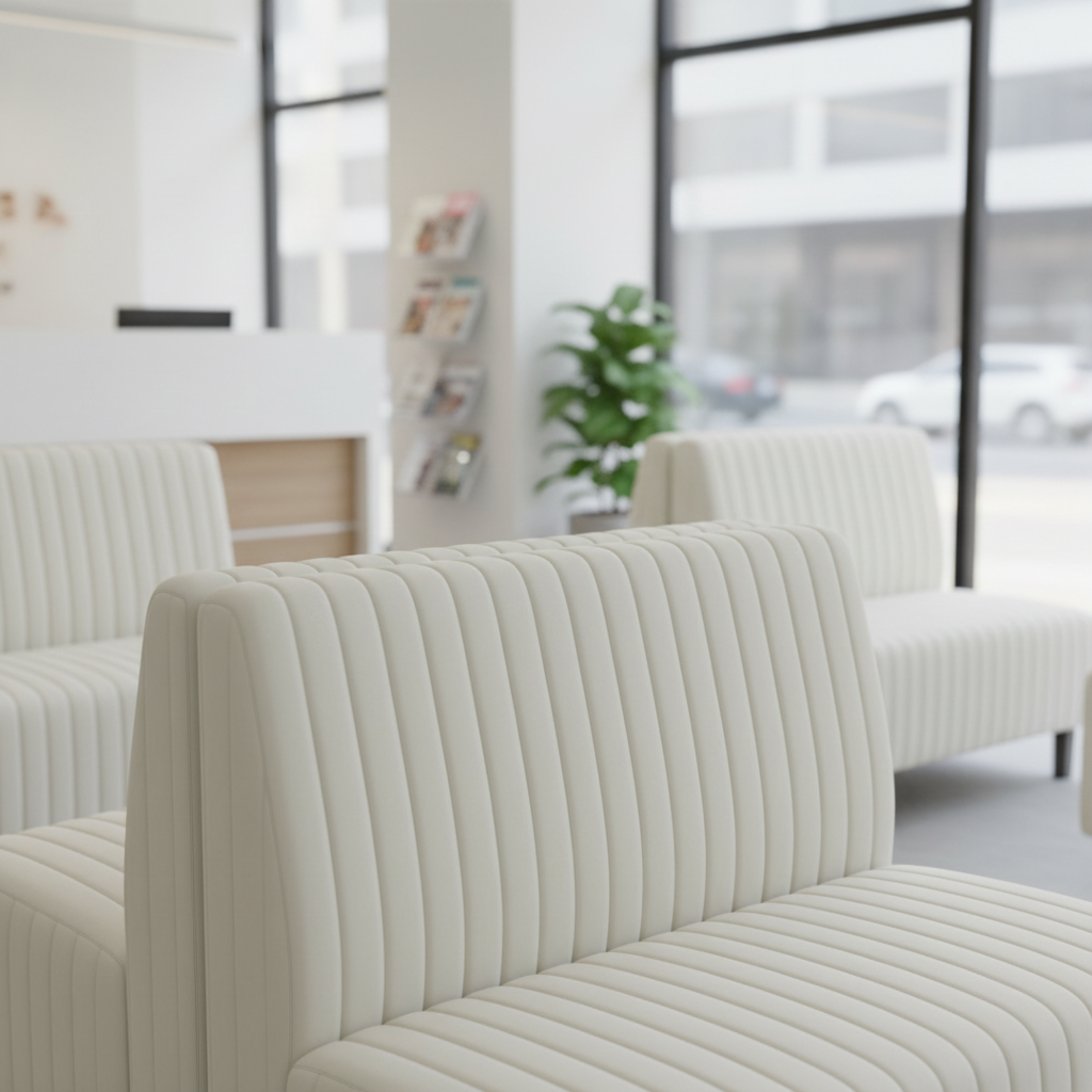 Pure Kombination | Kunstleder Outdoor purweiß | gesteppt