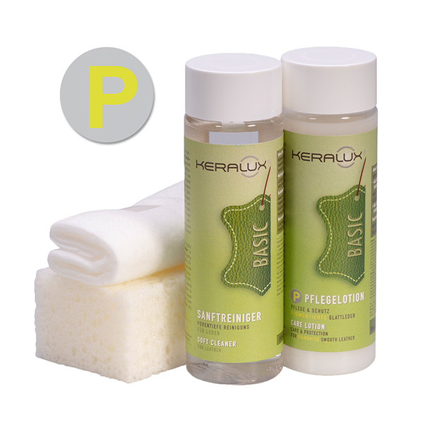 KERALUX® Lederpflege Set P | pigmentierte Glattleder