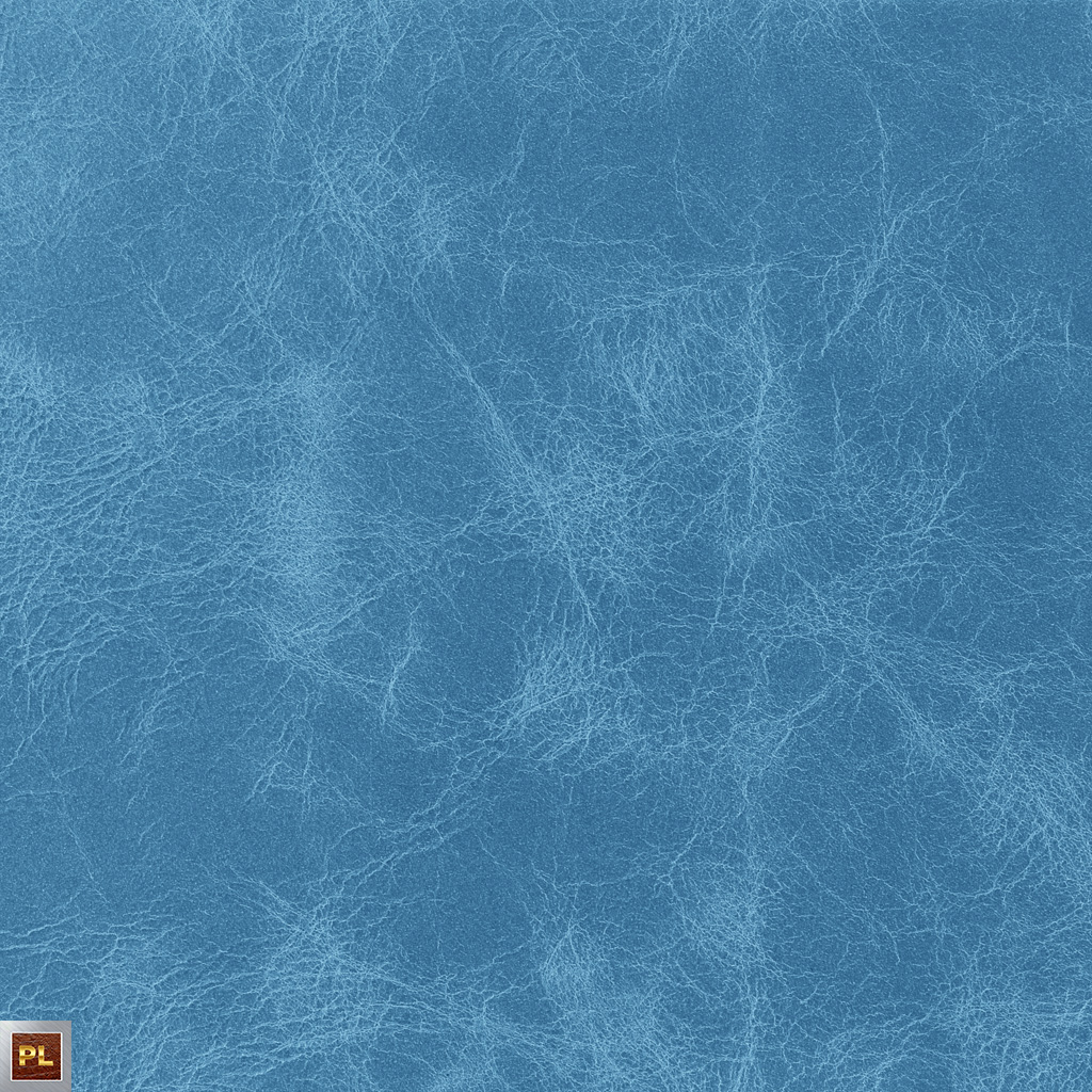 Staubblaues Echtleder Eterno Blue Polvere aus Italien