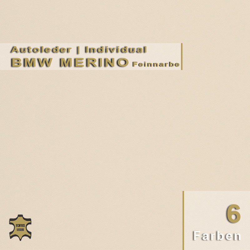 BMW Merino Feinnarbe – Luxus-Leder für höchste Ansprüche. Exklusives BMW Merino Feinnarbe Automobilleder für luxuriöse Innenausstattungen und hochwertige Veredelungen in erstklassiger Lederqualität.