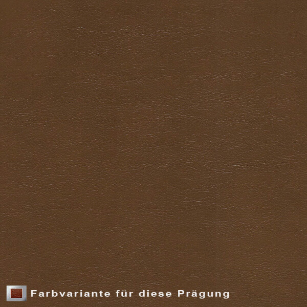 Echtleder | Linienoptik (Lederprägung Straightline) coffee brown