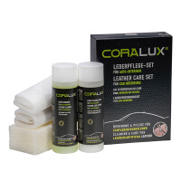 CORALUX® Lederpflege-Set für Autoleder